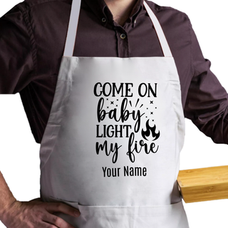 Light My Fire Adult Size Apron - Things Engraved