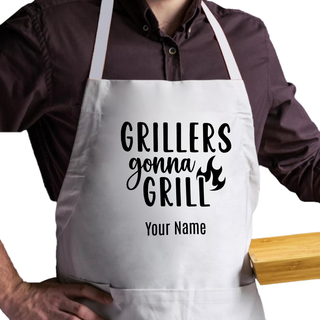 Grillers Gonna Grill Adult Size Apron - Things Engraved