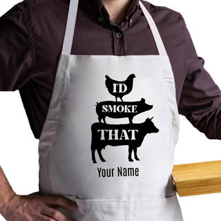 I'd Smoke That Adult Size Apron - Things Engraved