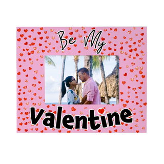 Be My Valentine Wood Frame 8 x 10 - Things Engraved