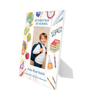 First Day of School Standing Picture Frame - Things Engraved