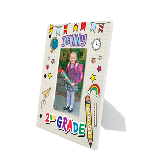 First Day Of Grade 1 to 6 Milestone Picture Frame - Things Engraved