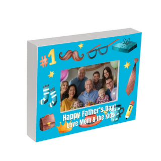 Happy Father's Day Picture Block - Things Engraved