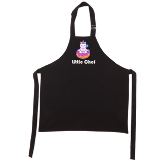 Design Your Own Black Apron | Kids Size - Things Engraved