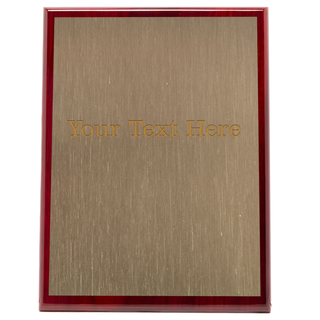 Piano Finish Rosewood Plaque 9 x 12 - Things Engraved