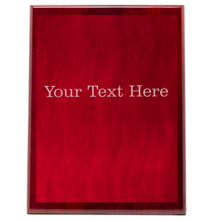 Piano Finish Rosewood Plaque 9 x 12 - Things Engraved