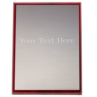 Piano Finish Rosewood Plaque 9 x 12 - Things Engraved