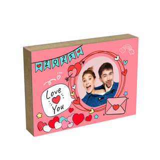 My Valentine's Photo Block 5 x 7 - Things Engraved