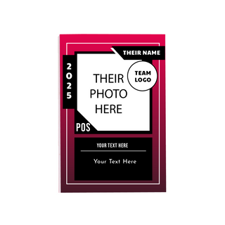 Custom Hockey Card Photo Block 5 x 7 - Things Engraved