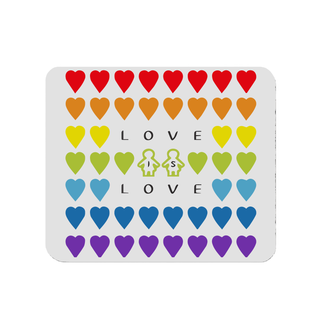 Love is Love Square Mouse Pad - Things Engraved