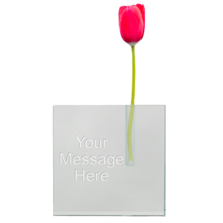 Bud Vase With Custom Engraving - Things Engraved
