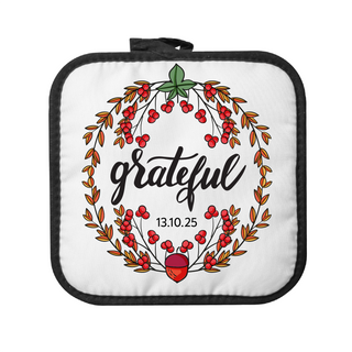 Grateful Pot Holder - Things Engraved