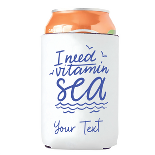 I Need Vitamin Sea Can Cooler - Things Engraved