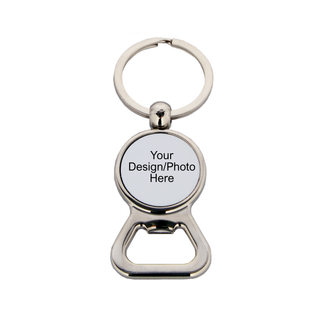 Sublimation Bottle Opener Keyring Round - Things Engraved