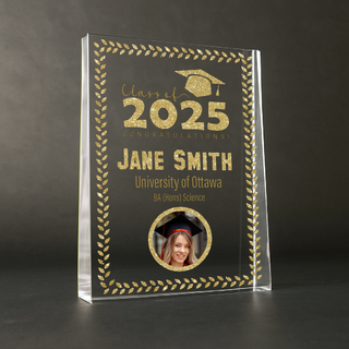 Class of 2025 Full Colour Wedge Award LRG - Things Engraved