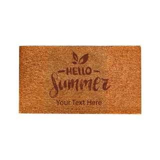 Hello Summer Custom Door Mat - Things Engraved