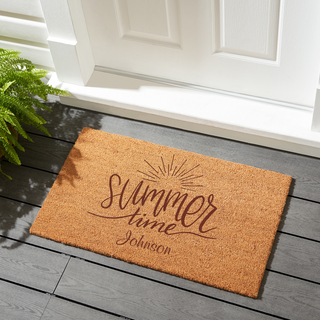Summer Time Custom Door Mat - Things Engraved