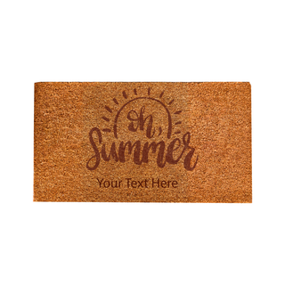 Oh Summer Custom Door Mat - Things Engraved