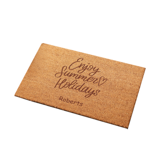 Enjoy Summer Holidays Custom Door Mat - Things Engraved