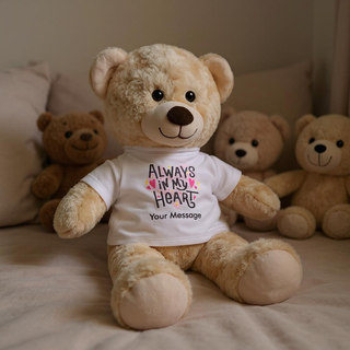 Always in my Heart Custom Teddy Bear - Things Engraved