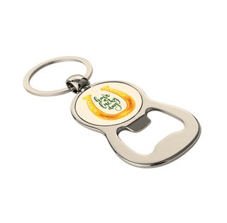 Have a Lucky Day Round Bottle Opener Keychain - Things Engraved