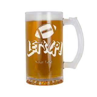 Let's Go Heavy Beer Mug 16 oz - Things Engraved