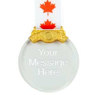 Crystal Medal Gold - Things Engraved