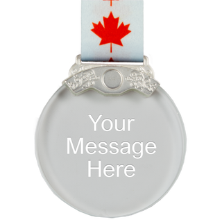 Crystal Medal Silver - Things Engraved