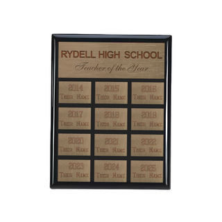 Design Your Own Glossy Black Plaque 9 x 7 - Things Engraved