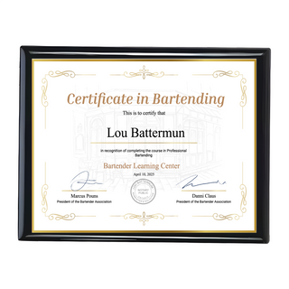Design Your Own Glossy Black Plaque 9 x 7 Things Engraved