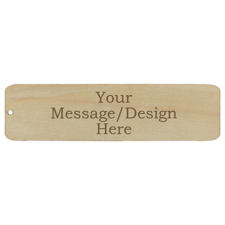 Custom Wooden Bookmark - Things Engraved