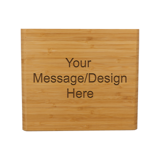 Bamboo Cheese Board Set With Serving Knives - Things Engraved