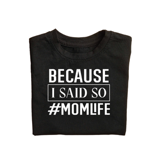Mom Life Ladies T Shirt BLK - Things Engraved