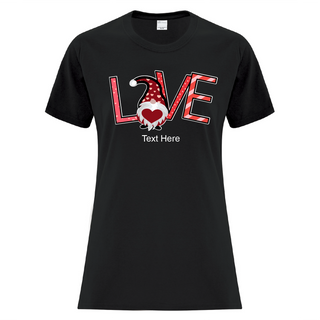 Gnome Holding Heart Women's T Shirt - Things Engraved