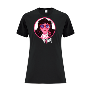 Strong Girl Power Women's T Shirt BLK - Things Engraved