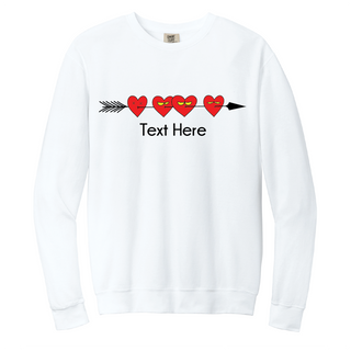 Cupid's Arrow Custom Crewneck Sweater - Things Engraved