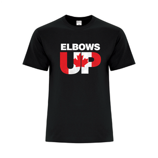 Elbows Up Men's T Shirt BLK - Things Engraved