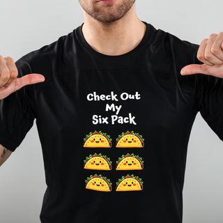 Check Out My Six Pack Men's T Shirt BLK - Things Engraved