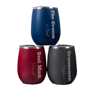 Groomsmen Engraved Swig Set - Things Engraved