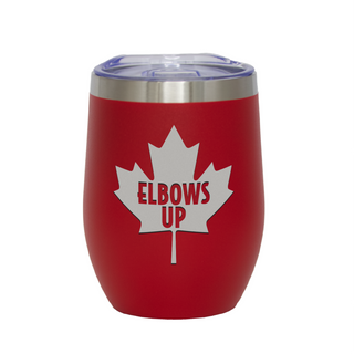 Elbows Up Red Wine Swig - Things Engraved