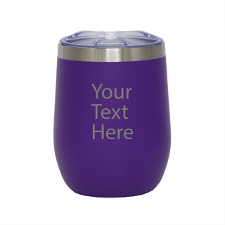 Stemless Wine Swig 12 oz - Things Engraved