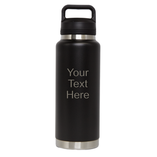 Custom Engraved Vacuum Sports Bottle 36 oz - Things Engraved