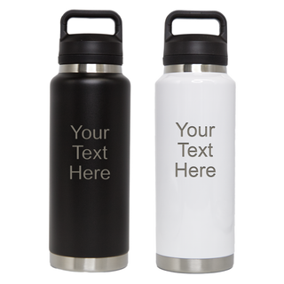 Custom Engraved Vacuum Sports Bottle 36 oz - Things Engraved