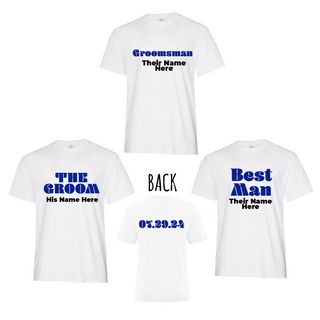 The Groom Crew Bachelor Party T-Shirt Set - Things Engraved
