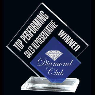 Double Diamond Colourful Acrylic - Things Engraved