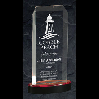 Spectra Clear & Colourful Acrylic Red Spectra Large - Things Engraved