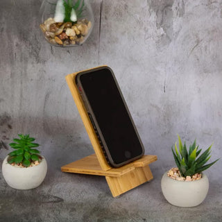 Bamboo Phone Holder - Things Engraved