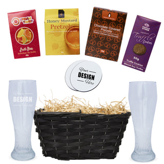 Beer Lover's Gift Basket | Medium - Things Engraved