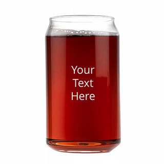 Engraved Beer Can Glass 16oz - Things Engraved
