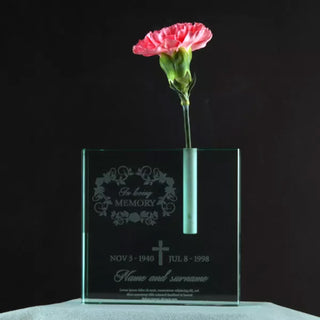 Bud Vase With Custom Engraving - Things Engraved